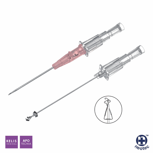 Catheter True Safe 1 - sécurisé (sans ailettes) | NEOTEC | Kelis Medical